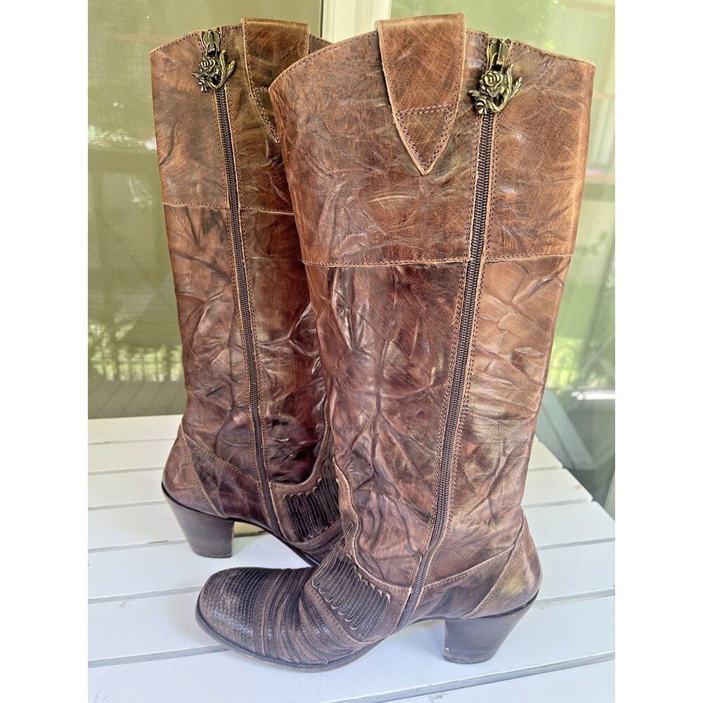 SIREN by Mark Nason Sz 8.5 Women's Western-Style Brown Boots